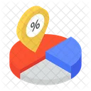 Localizacao Da Empresa Grafico De Pizza Grafico Infografico Ícone