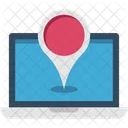 Localização on-line  Ícone