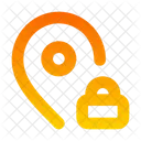Localizacao Pin Lock Ícone