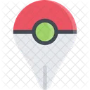 Localizacao Do Pokemon Icone Vetor Icon