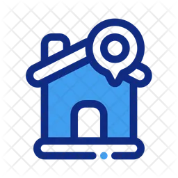 Localização residencial  Ícone