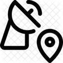 Localizacao Por Satelite Ícone
