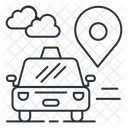 Localização do táxi  Ícone