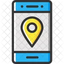 Smartphone Localizacao Do Telefone Localizacao Icon