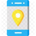 Smartphone Localizacao Do Telefone Localizacao Ícone