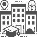 Localizacao Da Universidade Localizacao Da Escola Localizacao Ícone