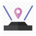 Localização virtual  Ícone