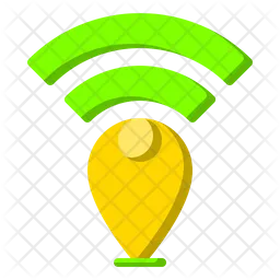 Localização wi-fi  Ícone