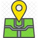 Localizador Mapa Gps Icono