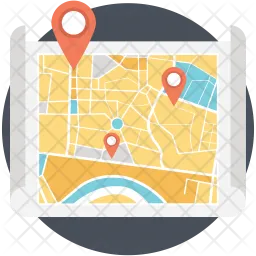 Localizador de mapas  Icono