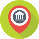 Banca Localizzatore Posizione Icon