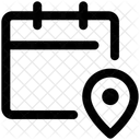 Calendar Location Schedule Icon