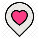 Location Pin Valentine Icon
