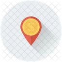 Bank Location Map Icon