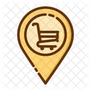 Shopping Location Shopping Placeholder Location Pointer Icon