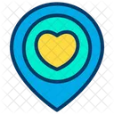 Love Love Location Pin Icon