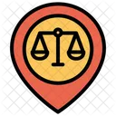 Pin Court Court Location Icon
