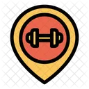 Gym Location Map Pin Icon