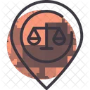 Location Court Map Icon
