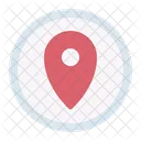 Location Map Button Icon