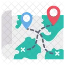 Location Map Sheet Icon
