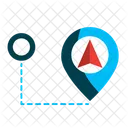 Map Navigation Pin Icon