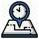 Location Time Management Map Icon