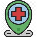 Location Hospital Medical Icon