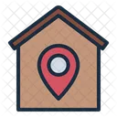 Location Pin House Icon