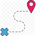Location Pin Going Icon