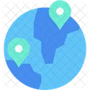Location Globe Earth Icon