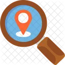 Location Magnifying Zoom Icon