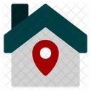 Flat Home Building Icon
