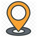 Road Pin Navigation Icon