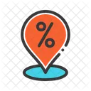 Location Sale Shopping Icon