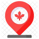 Location Pin Maple Icon