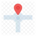Location Map Route Icon