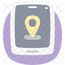 Location Flat Rounded Icon Icon