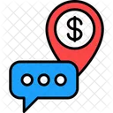 Location Chat Message Icon