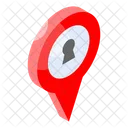Location Access Secure Icon