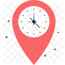 Location And Time Icon