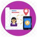 Navigation Assistant Location Assistant Gps Icon