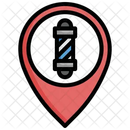 Location Barber  Icon