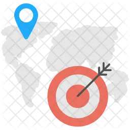 Location Based Targeting  Icon