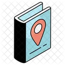 Location Book Navigation Book Gps Book Icon