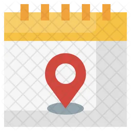 Location Calendar  Icon