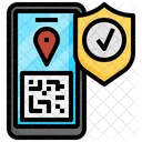 Location Code Code Scanning Medical Icon