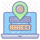 Location Data Computing Virtual Icon