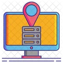Location Data Business Connection Icon