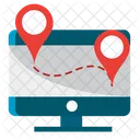 Location Destination Navigation Map Icon
